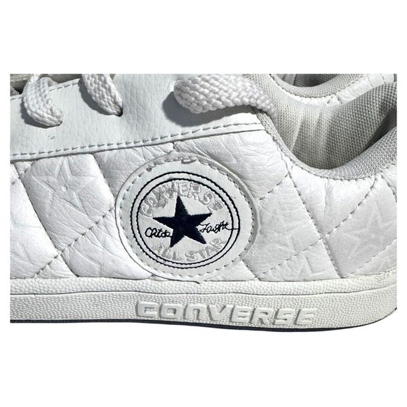 Converse Chuck Taylor All Star II Quilted Leather White Mens Sz 7.5 Women's 9 - Picture 3 of 6